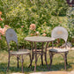 Three Piece Round Top Galvanized Bistro Set "Tbilisi 1918"