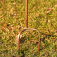 Antique Copper Saran Birdhouse Stake Sheila