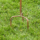 67.25 inch Tall Pineapple Shaped Copper Birdhouse Stake