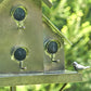 76.75 inch Tall Classic Style Galvanized Birdhouse Stake with Short Chimney Newtown