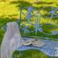 Cozumel Coastal Garden Bench with Seahorse and Starfish