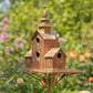 75.75 inch Tall Large Copper-Colored Multi-Home Iron Birdhouse Stake Montana