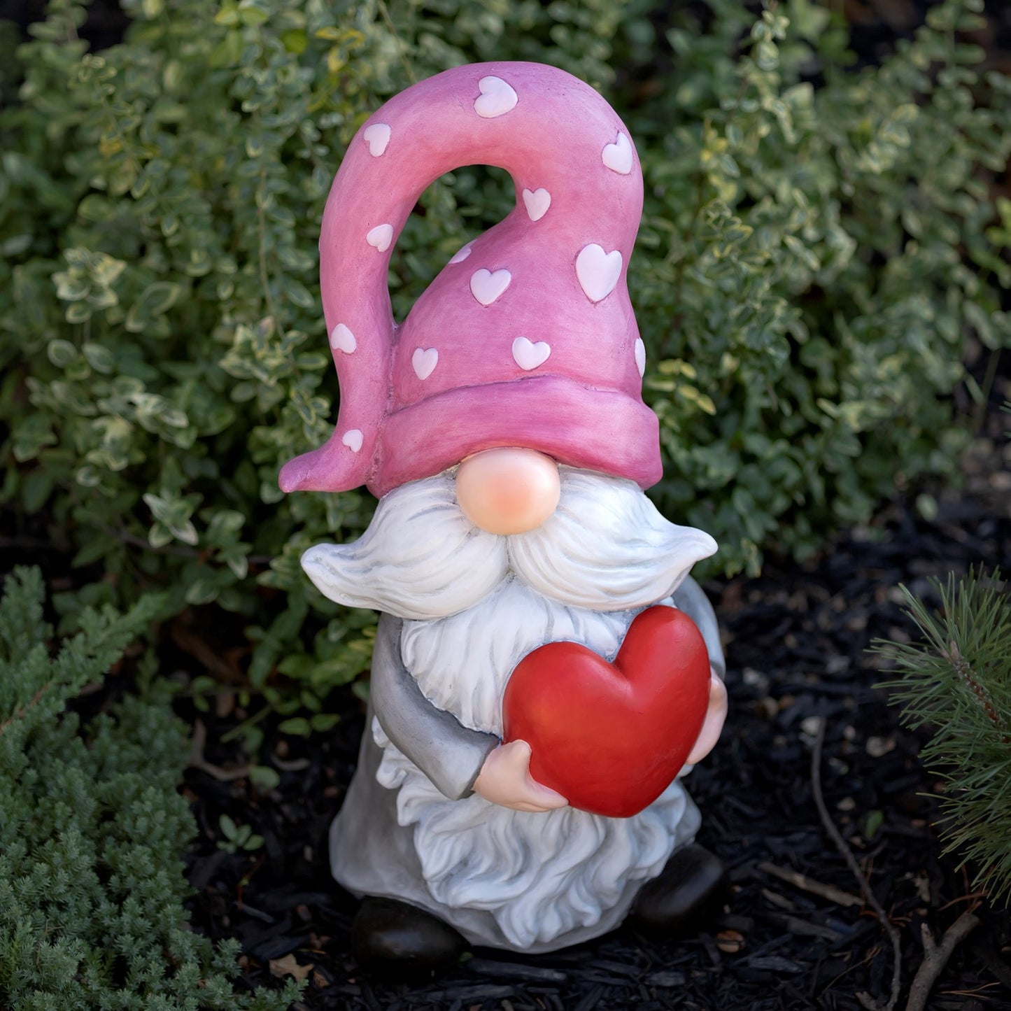 The Valentinos Set of 6 Assorted Valentine's Day Garden Gnomes