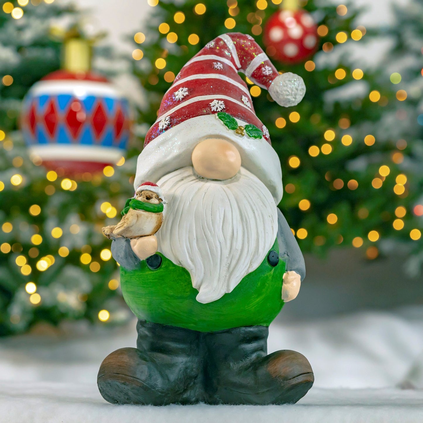 The Goodfellows Set of 6 Assorted Christmas Garden Gnomes