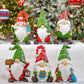 The Goodfellows Set of 6 Assorted Christmas Garden Gnomes