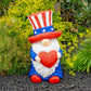 The Americanos Set of 6 Assorted American Patriot Garden Gnomes
