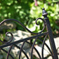 Tatiana Iron Rocking Garden Bench in Antique Bronze