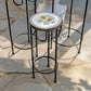 Marisol Set of 3 Round Nesting Iron Mosaic Plant Stands