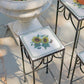 Marisol Set of 3 Square Nesting Iron Mosaic Plant Stands