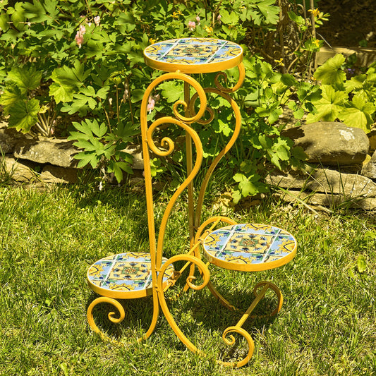 Los Angeles II Mosaic Plant Stand