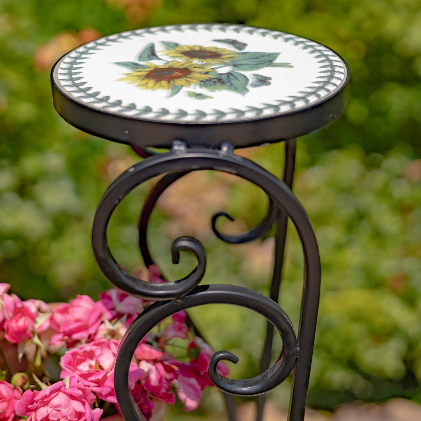 Odessa Three-Tier Mosaic Plant Stand