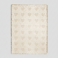 Basket Weave Hearts 2-Layer Throw -46X60 Woven Throw