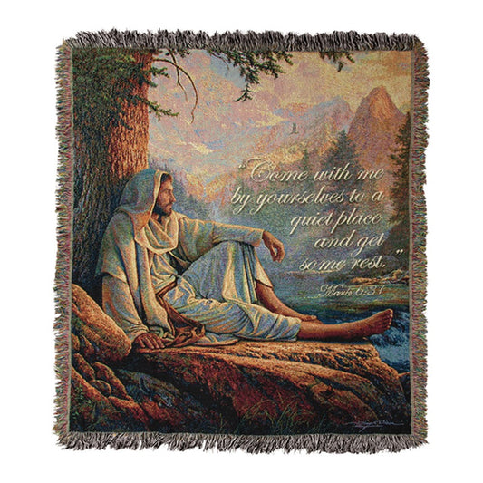 Awesome Wonder Tapestry Throw  50X60 Woven Throw