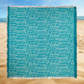 Beach Life Damask Throw 50X60 Damask Throw