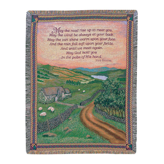 Blessing of Ireland Tapestry Throw -50X60 Woven Throw