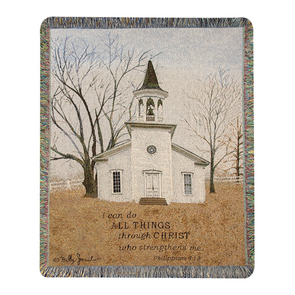 I Can Do All Things-50X60 Woven Tapestry Throw
