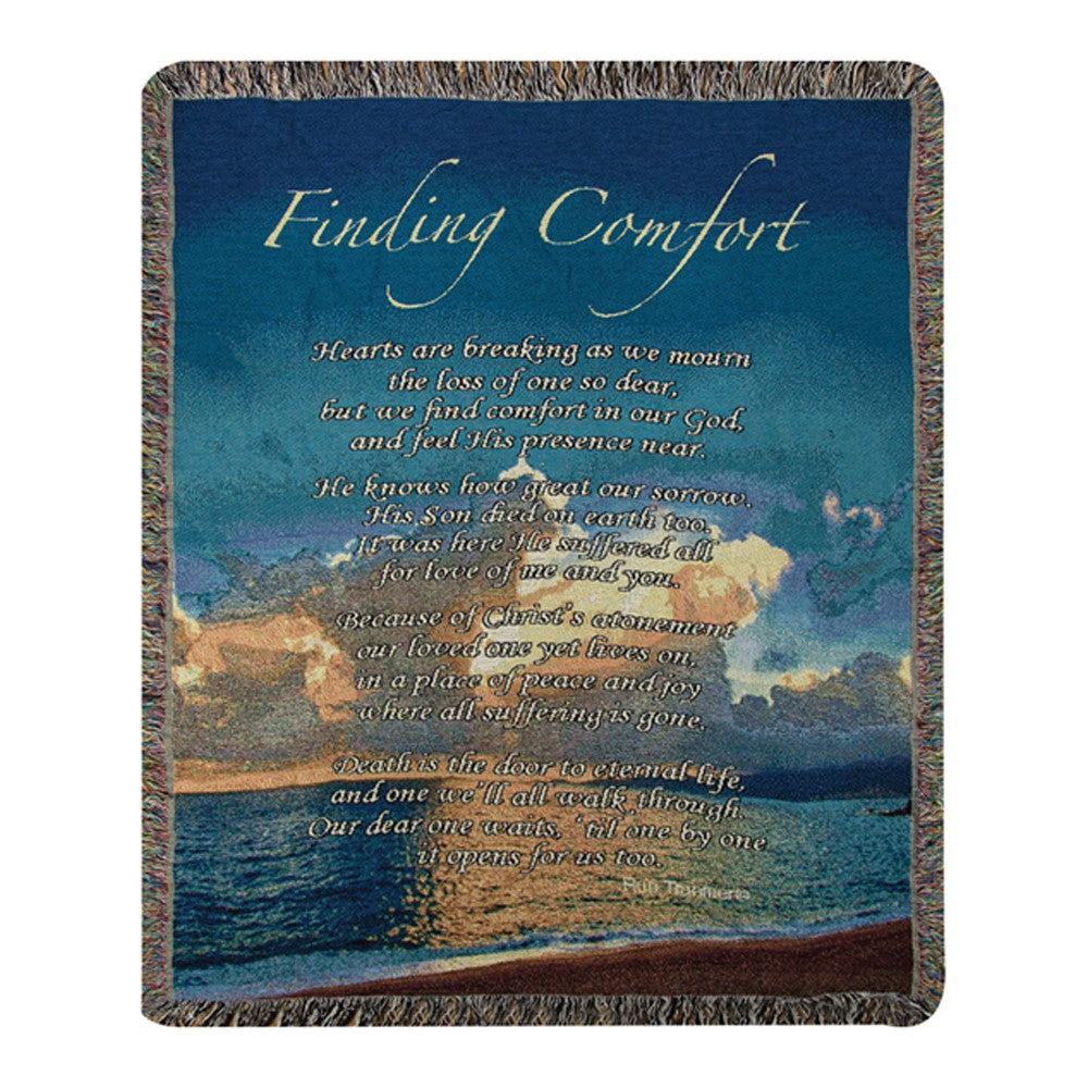 Finding Comfort Tapestry Throw-50X60 Woven Throw