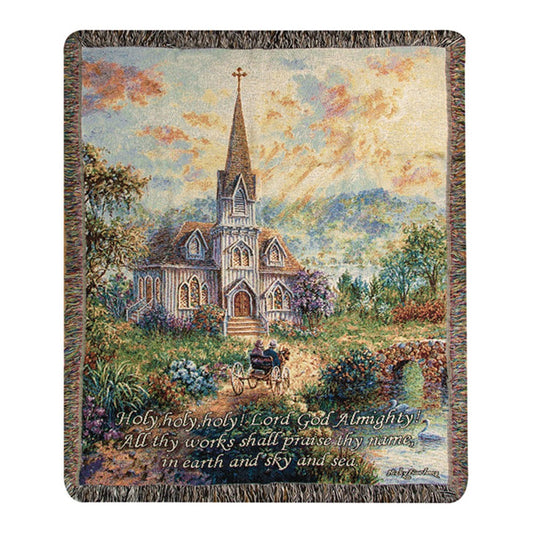 Holy Holy Holy-50X60 Woven Tapestry Throw