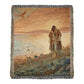 In The World But Not of The World-50X60 Woven Tapestry Throw
