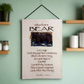 Advice From A Bear Wall Hanging 17x26 inch Tapestry with hanger