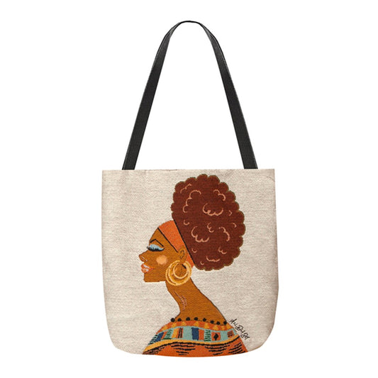 Ethnic Beauty 17" Tote Bag