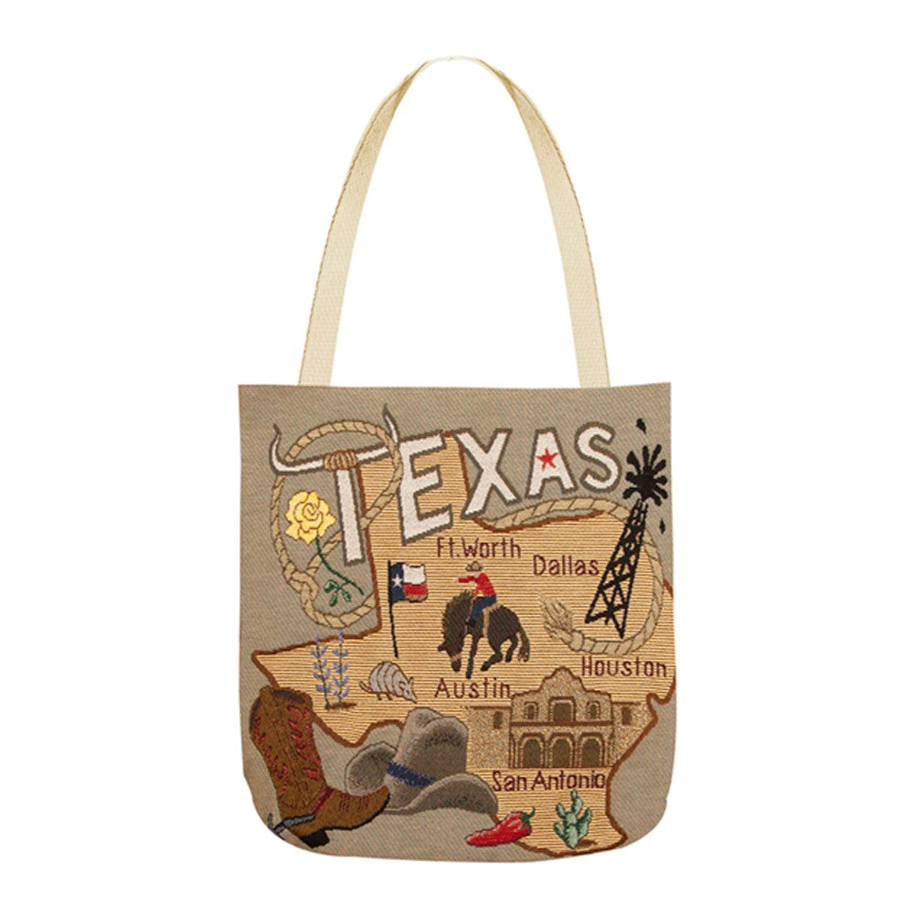 State To State Texas 17" Tote Bag