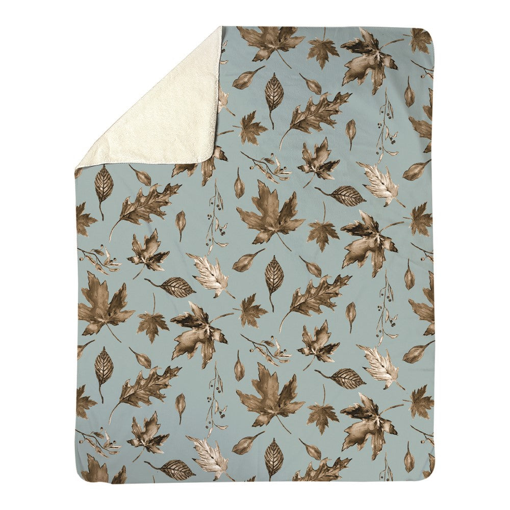 Happy Fall Faith Sherpa Fleece Throw 50X60 Sherpa Fleece Throw
