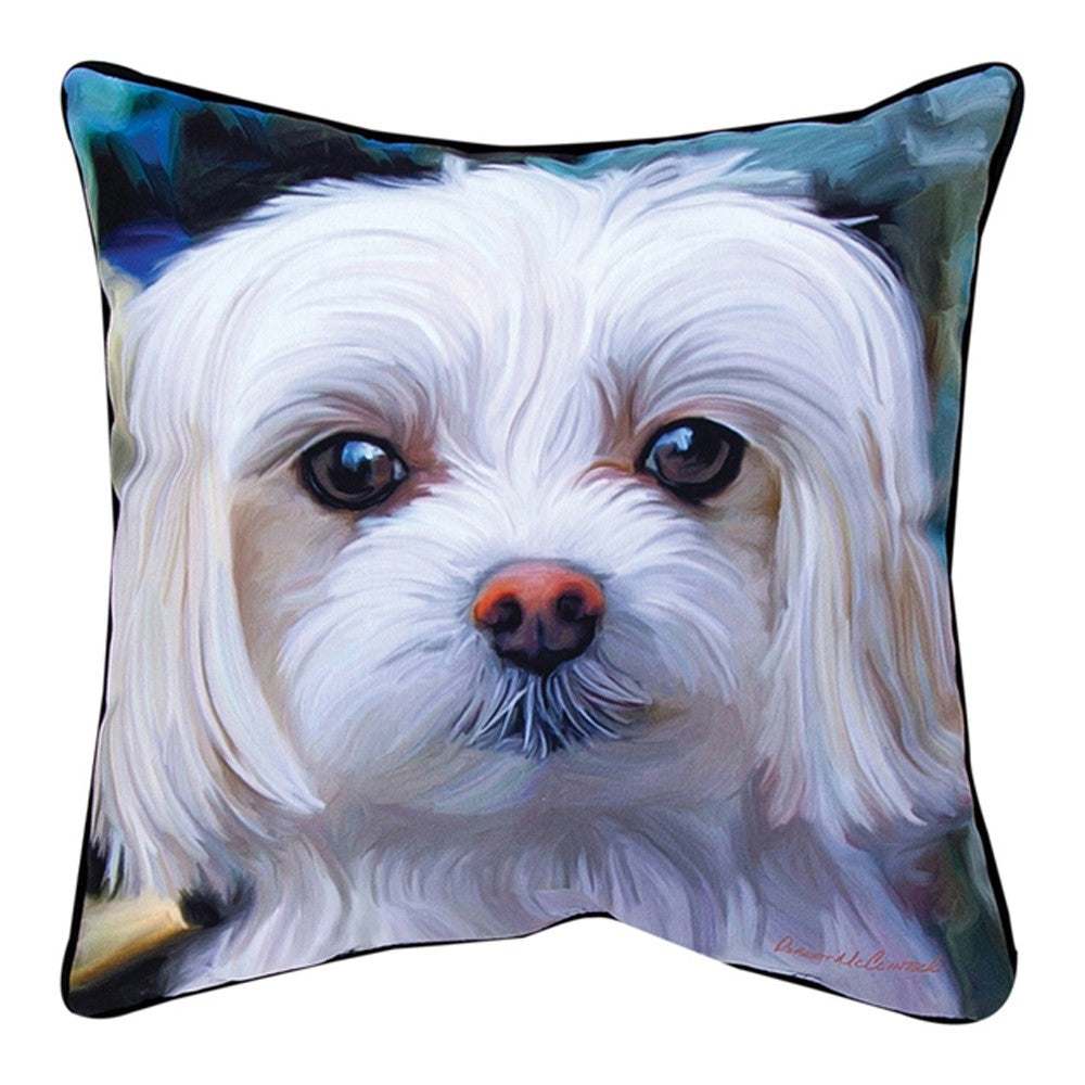 Little Lord Malty Maltese Pillow 18 inch