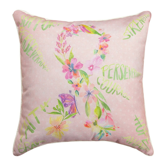 Pink Courage Pillow 18"
