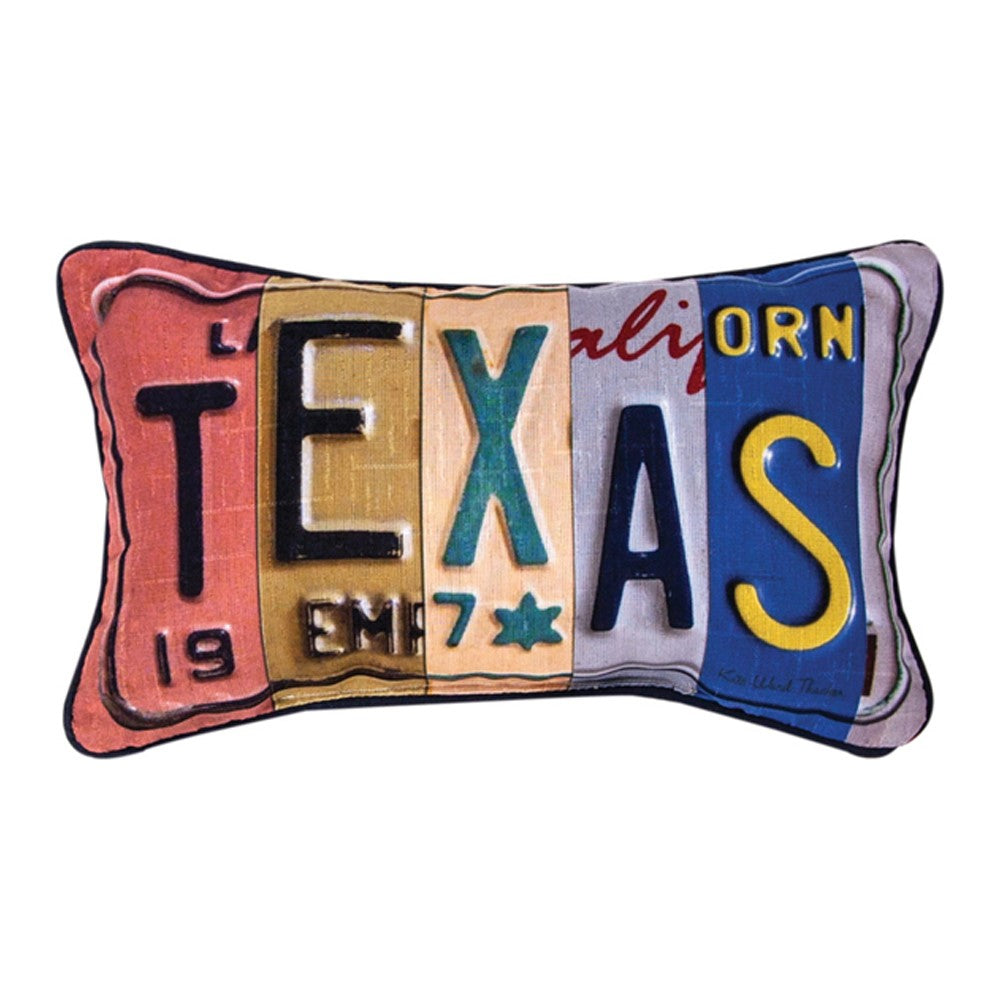 Texas Word Pillow 14.5x9 inch