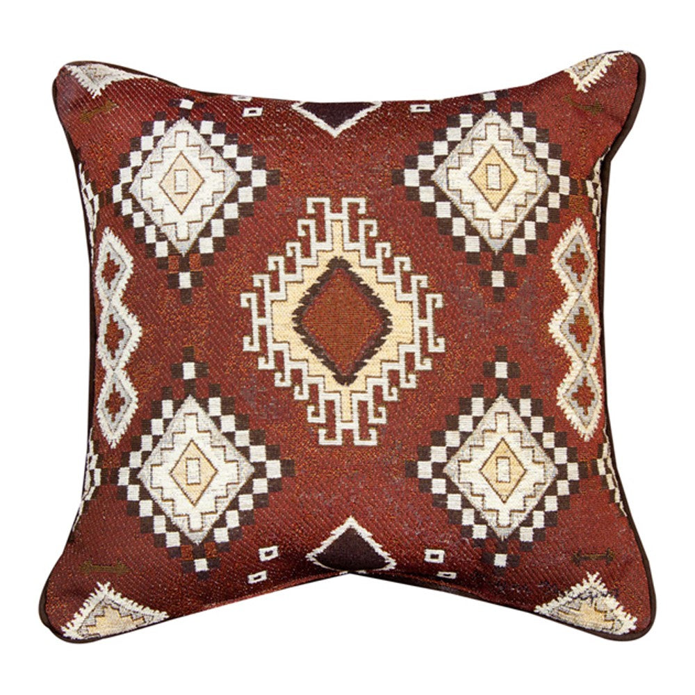 Non-Embellished Native Design Pillow 17" Tapestry Pillow