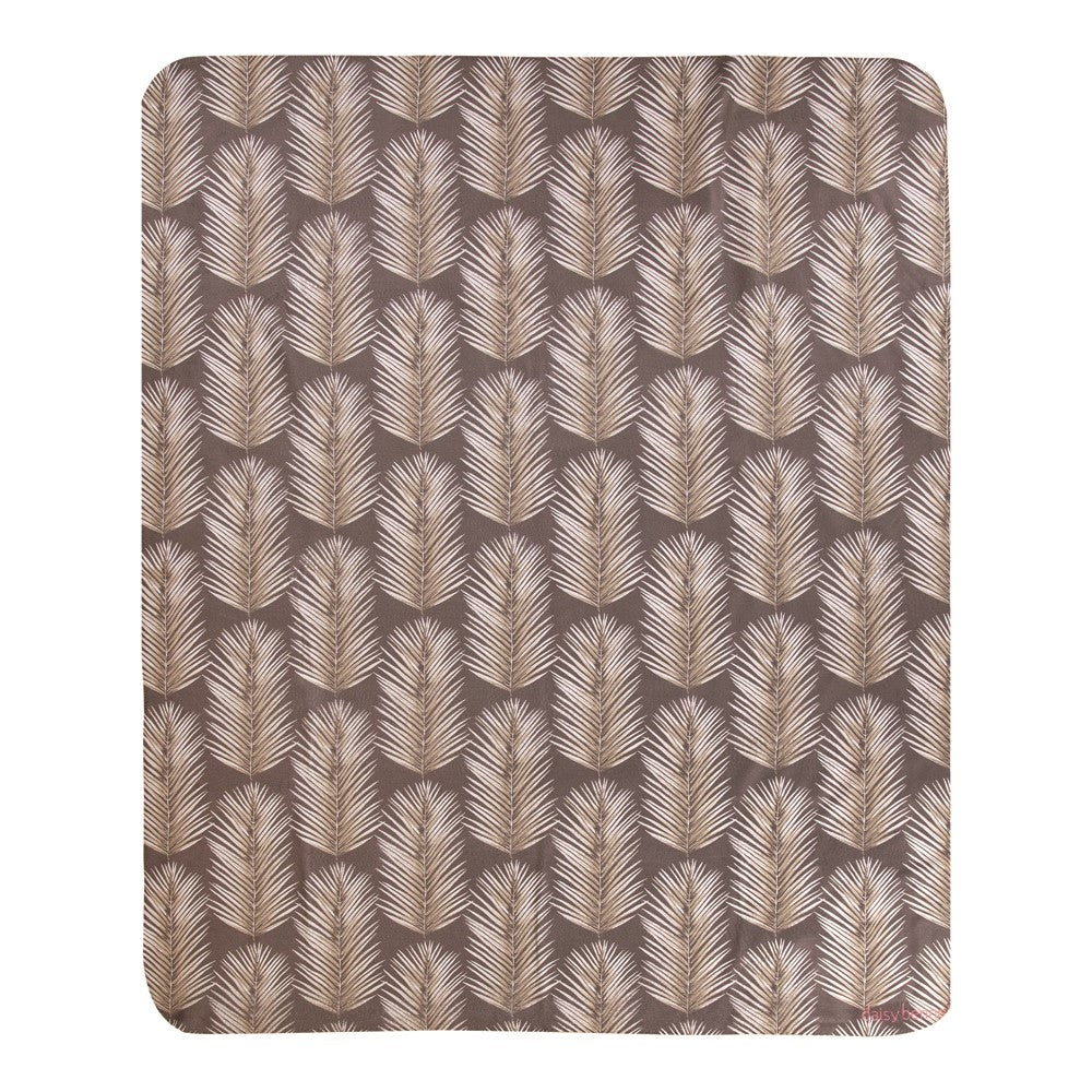 Palmera Neutral Sherpa 50X60 Fleece Throw