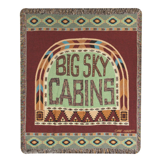 Gunnison Tapestry Throw 50X60 Woven Throw