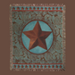 Western Star Red Tapestry Throw -50X60 Woven Throw