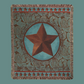 Western Star Red Tapestry Throw -50X60 Woven Throw