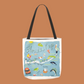 Florida Keys Map 18" Tote Bag