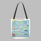 Florida Keys Map 18" Tote Bag