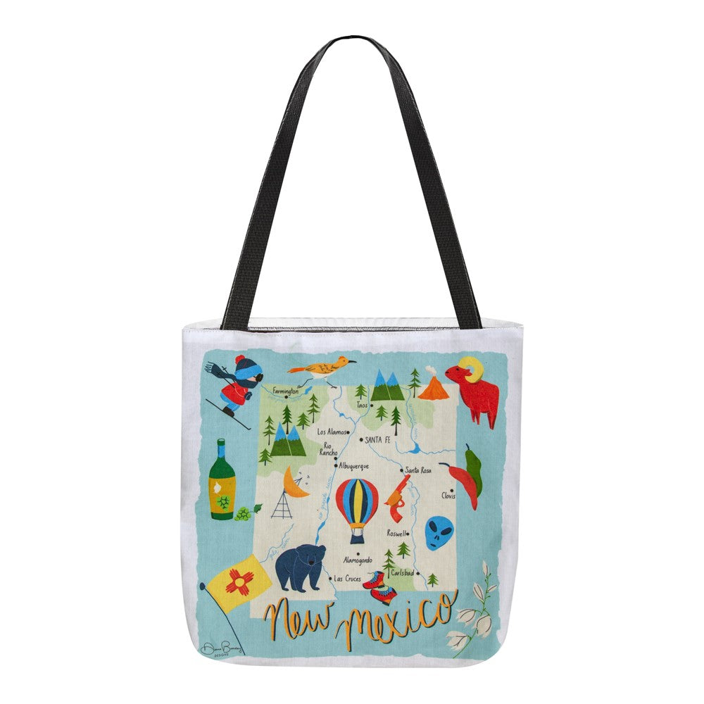 New Mexico Map 18" Tote Bag