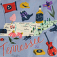 Tennessee Map 18" Tote Bag