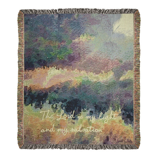 Lord Is My Light Tapestry Throw-50X60 Woven Throw