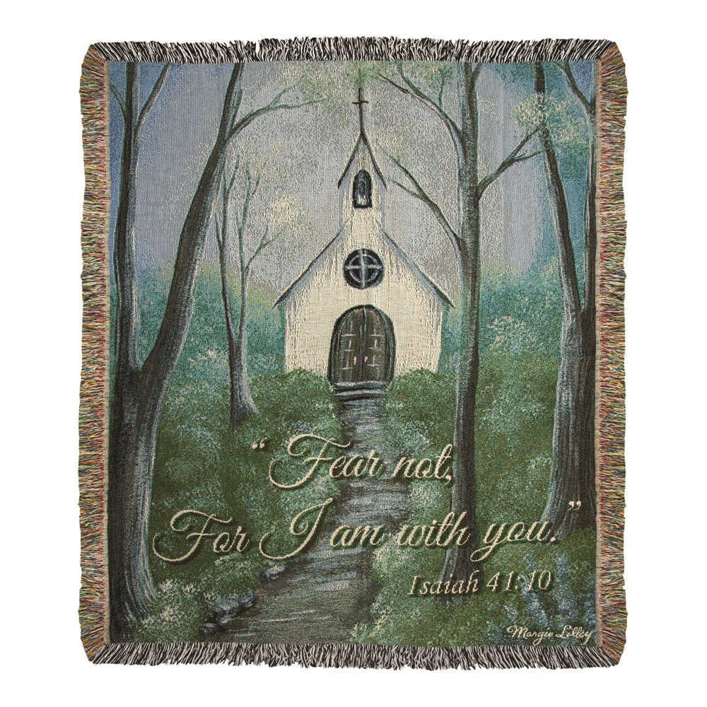 Pathways-Fear Not 50x60 Woven Tapestry Throw
