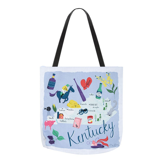 Kentucky Map 18" Tote Bag