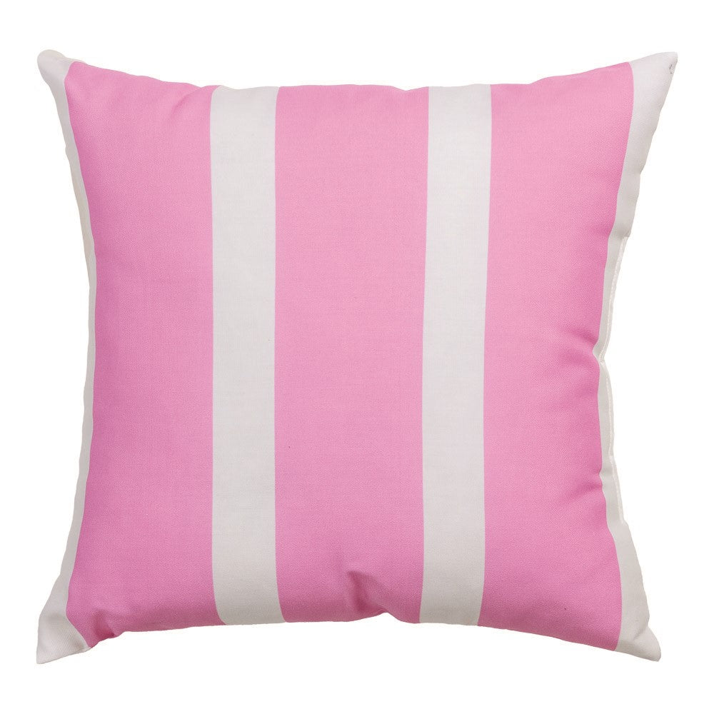 Stripe Pink Climaweave Pillow 18 inch Indoor/Outdoor