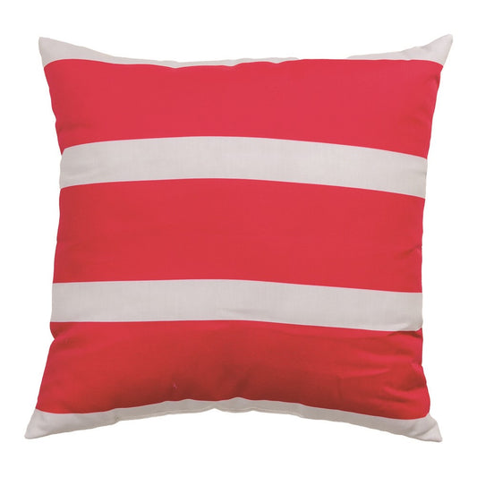 Stripe Red Climaweave Pillow 18 inch Indoor/Outdoor