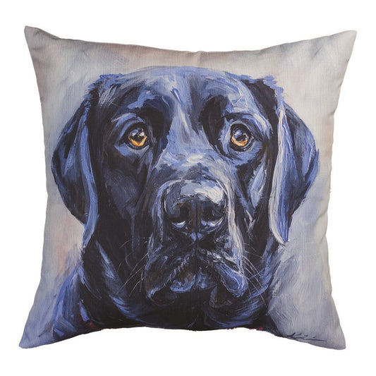 Black Lab Climaweave Pillow 18" Indoor/Outdoor