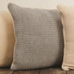 Dotted Diamond Black Pillow 21x21 Woven Pillow