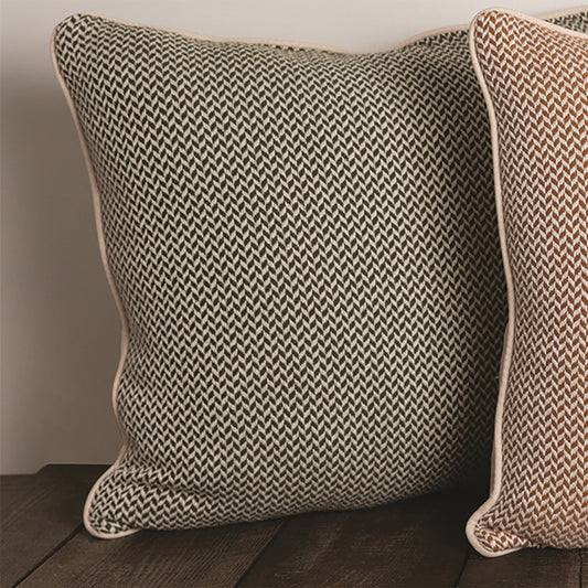 Dashing Texture Green Pillow 21x21 Woven Pillow