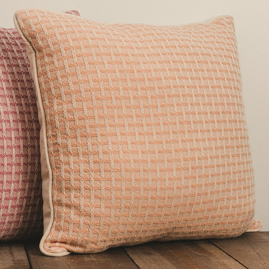 Lattice Shell Pillow 21x21 Woven Pillow