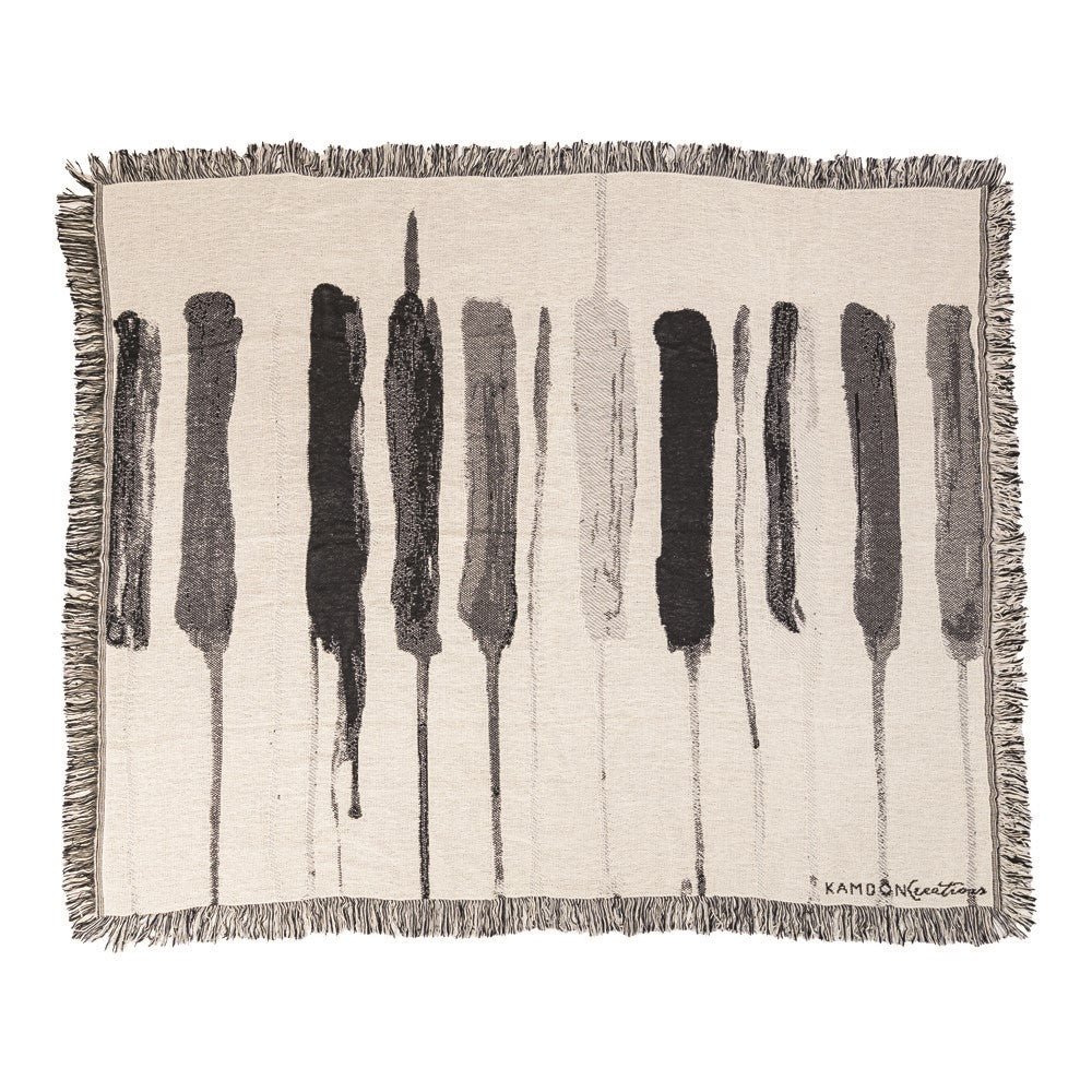 Wolfgang Splat-2 Layer Throw 100% Cotton with Fringe