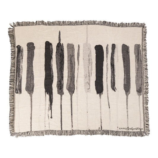 Wolfgang Splat-2 Layer Throw 100% Cotton with Fringe